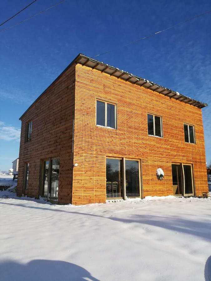 Maison Ecologique En Paille La Chapelle-Enchérie Kültér fotó